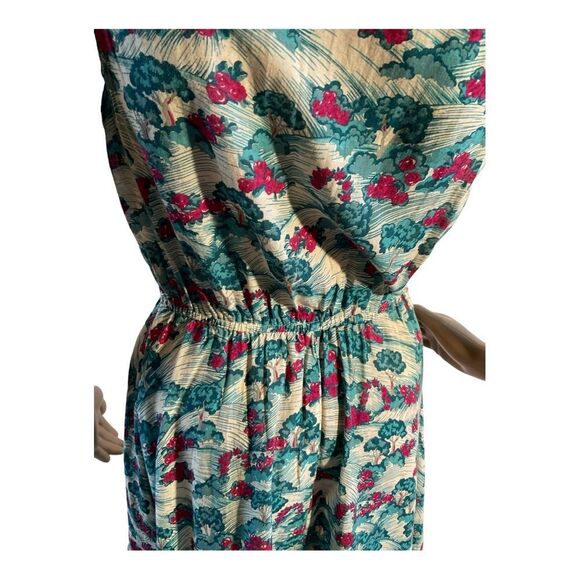 H&M Women’s Size 4 Multicolor mini elastic waist sleeveless Summer Dress - Picture 8 of 14